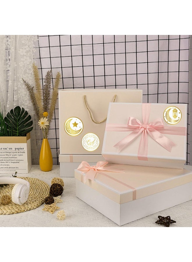 لفتان من ملصقات مبارك، 1000 قطعة من الملصقات الإسلامية لبطاقات هدايا رمضان، ورقة ملصقات رمضان مع ملصقات رمضان السعيد، بطاقات رمضان للأعمال اليدوية والتزيين - Image 5